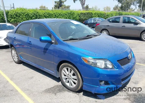 2009 Toyota Corolla S z USA, uszkodzony, nr VIN 1NXBU40E29Z010207